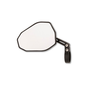 Rétroviseur d'embout de guidon HIGHSIDER pro Victory-Blast court - noir - l'unité