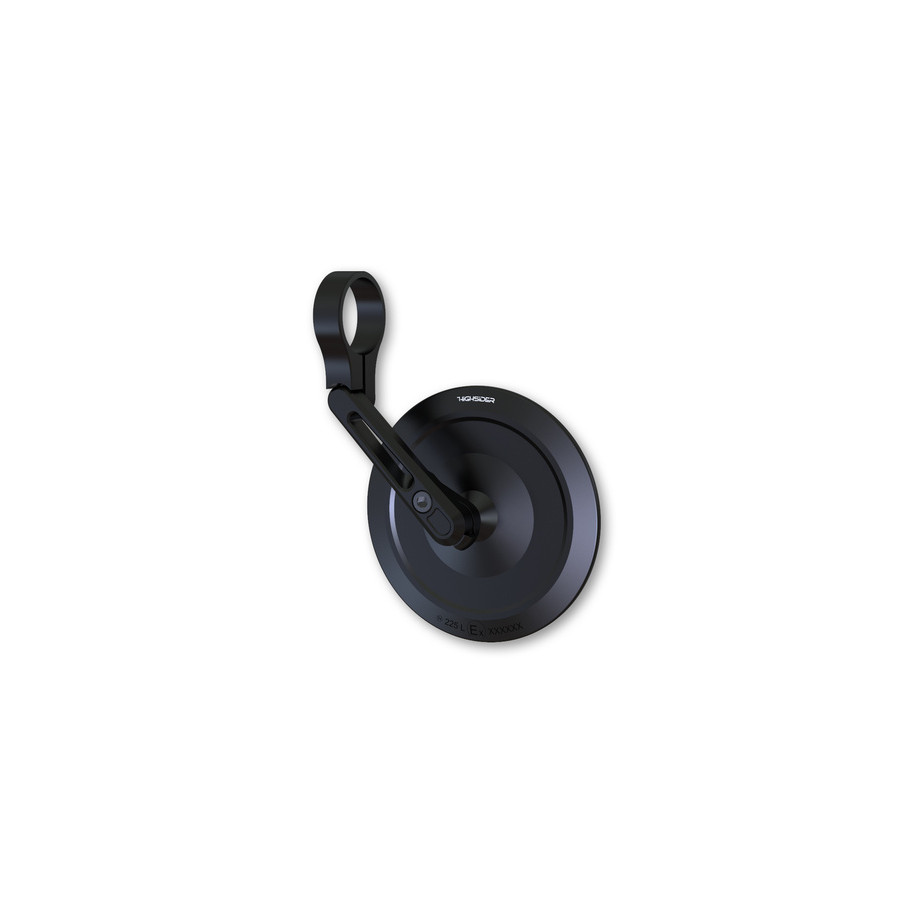 Rétroviseur d'embout de guidon HIGHSIDER pro Montana-Slim  - noir - l'unité