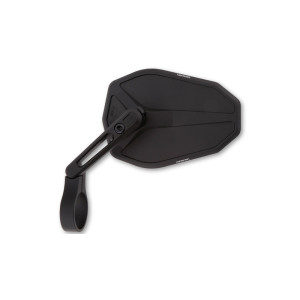 Rétroviseur d'embout de guidon HIGHSIDER pro Victory-Slim court - noir - l'unité