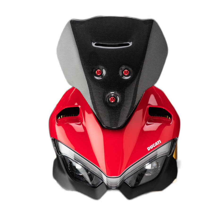 Couvercle de support de compteur LIGHTECH carbone brillant
