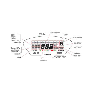 Compteur multifonctions DAYTONA Digital DEVA01