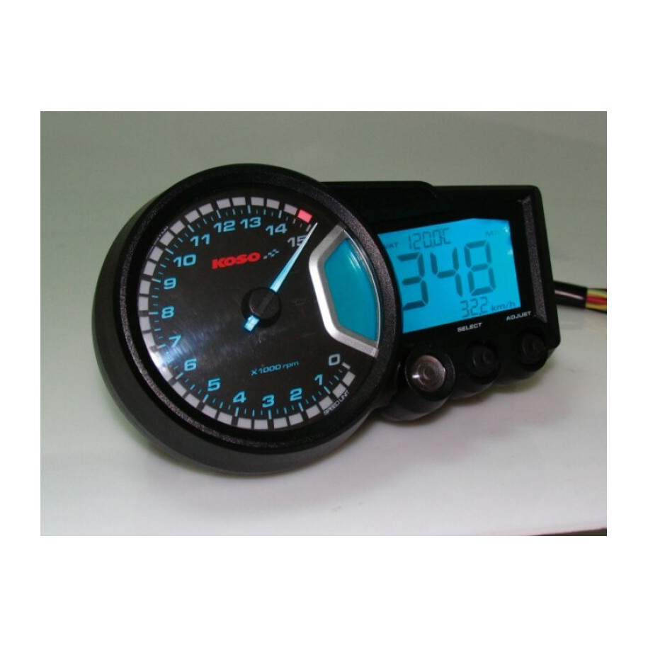 Compteur digital mutlifonctions KOSO RX2N GP Style universel