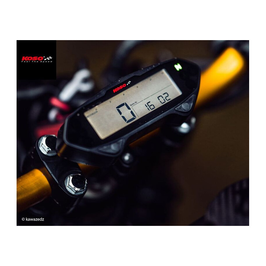 Compteur multifonctions KOSO DB-01RN LCD noir