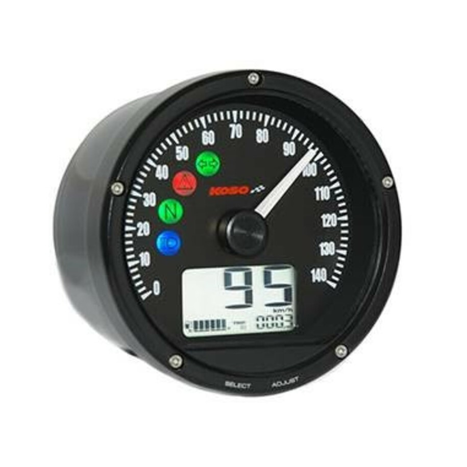 Compteur de vitesse KOSO D75 noir