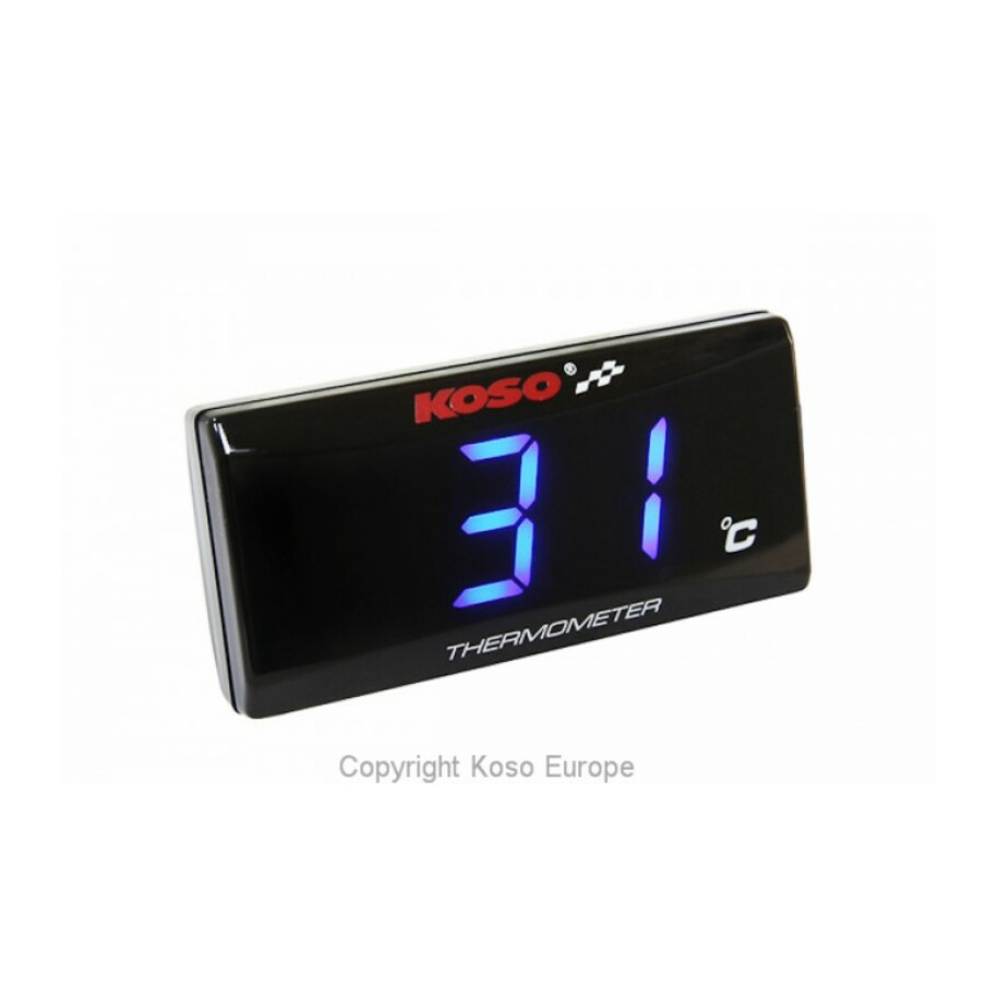 Indicateur de température KOSO Super Slim Style universel