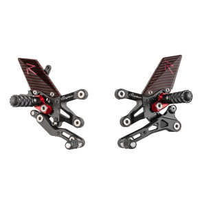 Commandes reculées réglables LIGHTECH Racing - sélection standard/inversée