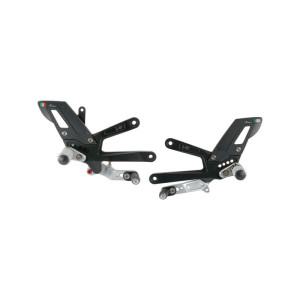 Commandes reculées réglables LIGHTECH repose-pieds repliables