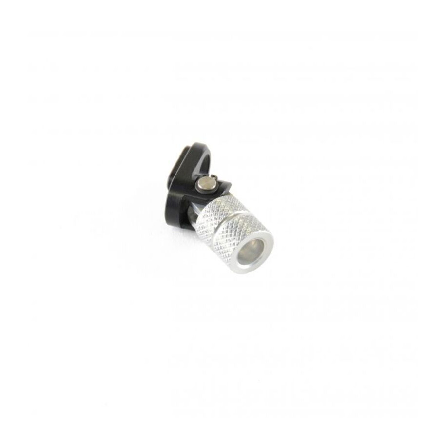 Embout de sélecteur articulé LIGHTECH repliable vers l'avant argent