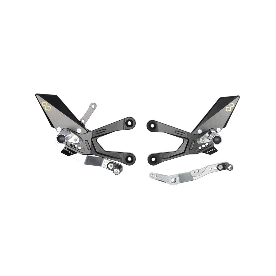 Commandes reculées réglables LIGHTECH repliables - sélection standard/inversée