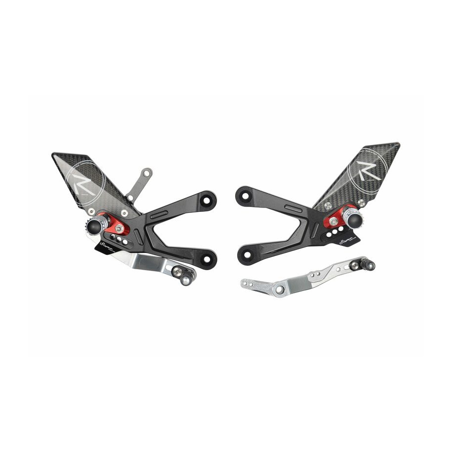 Commandes reculées réglables LIGHTECH Racing - sélection standard/inversée