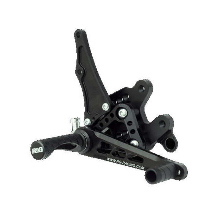 Commandes reculées multi-positions R&G RACING noir Kawasaki ZX-10R