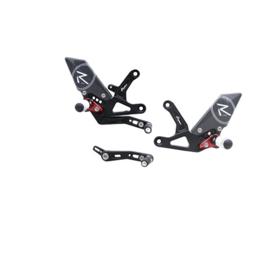 Commandes reculées réglables LIGHTECH Racing - sélection standard/inversée
