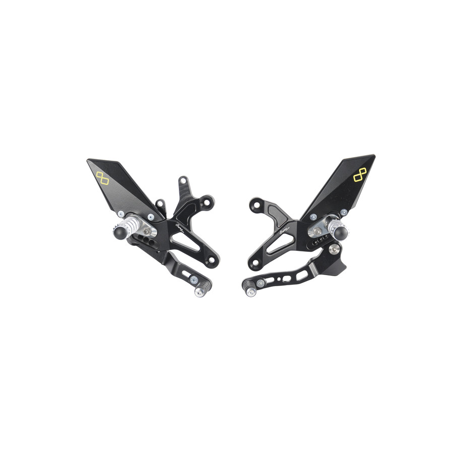 Commandes reculées réglables LIGHTECH repliables - sélection inversée
