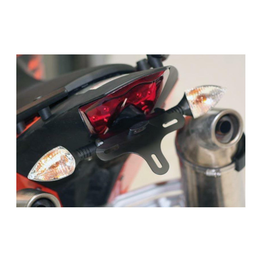 Support de plaque R&G RACING noir KTM 690 Duke/Supermoto