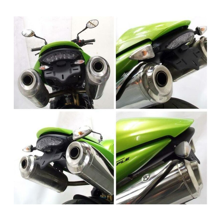 Support de plaque R&G RACING noir Triumph Street Triple 675/R 675