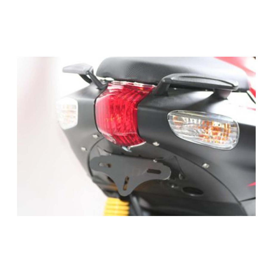 Support de plaque R&G RACING noir Aprilia SR50