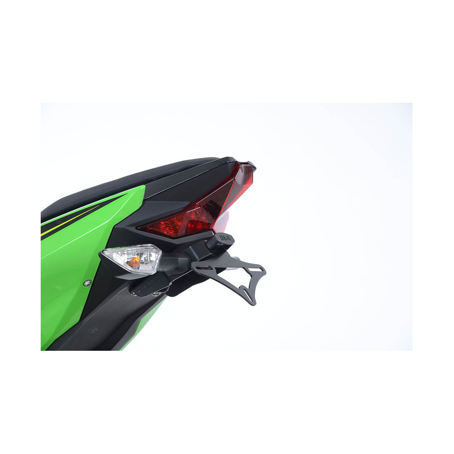 Support de plaque R&G RACING noir Kawasaki Ninja 400