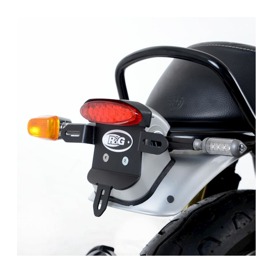 Support de plaque R&G RACING noir Royal Enfield
