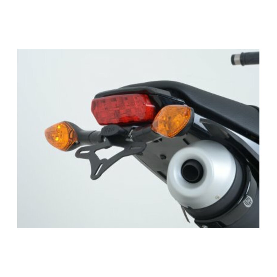 Support de plaque R&G RACING noir pour clignotants origine Honda MSX125