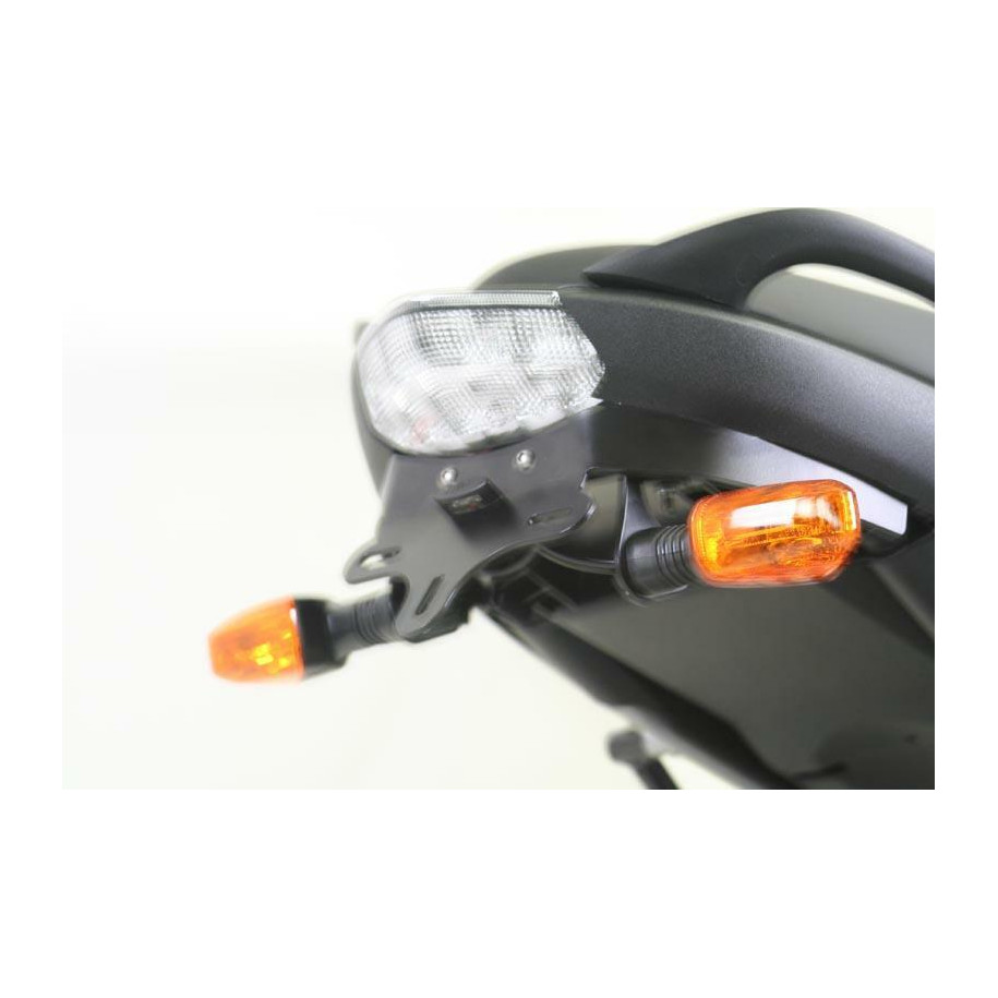 Support de plaque R&G RACING noir Kawasaki Versys 650