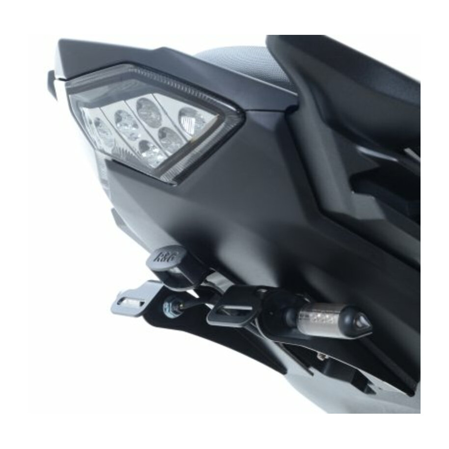 Support de plaque noir R&G RACING Kawasaki KLE  650 VERSYS