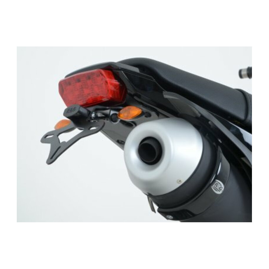 Support de plaque R&G RACING noir pour micro clignotants Honda MSX125