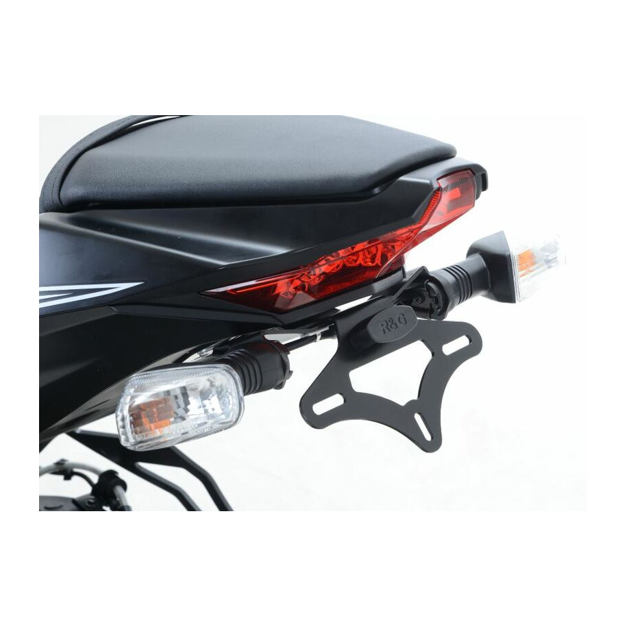 Support de plaque R&G RACING noir Kawasaki ZX10R