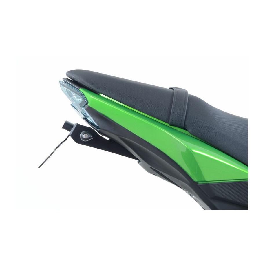 Support de plaque R&G RACING noir Kawasaki Z125