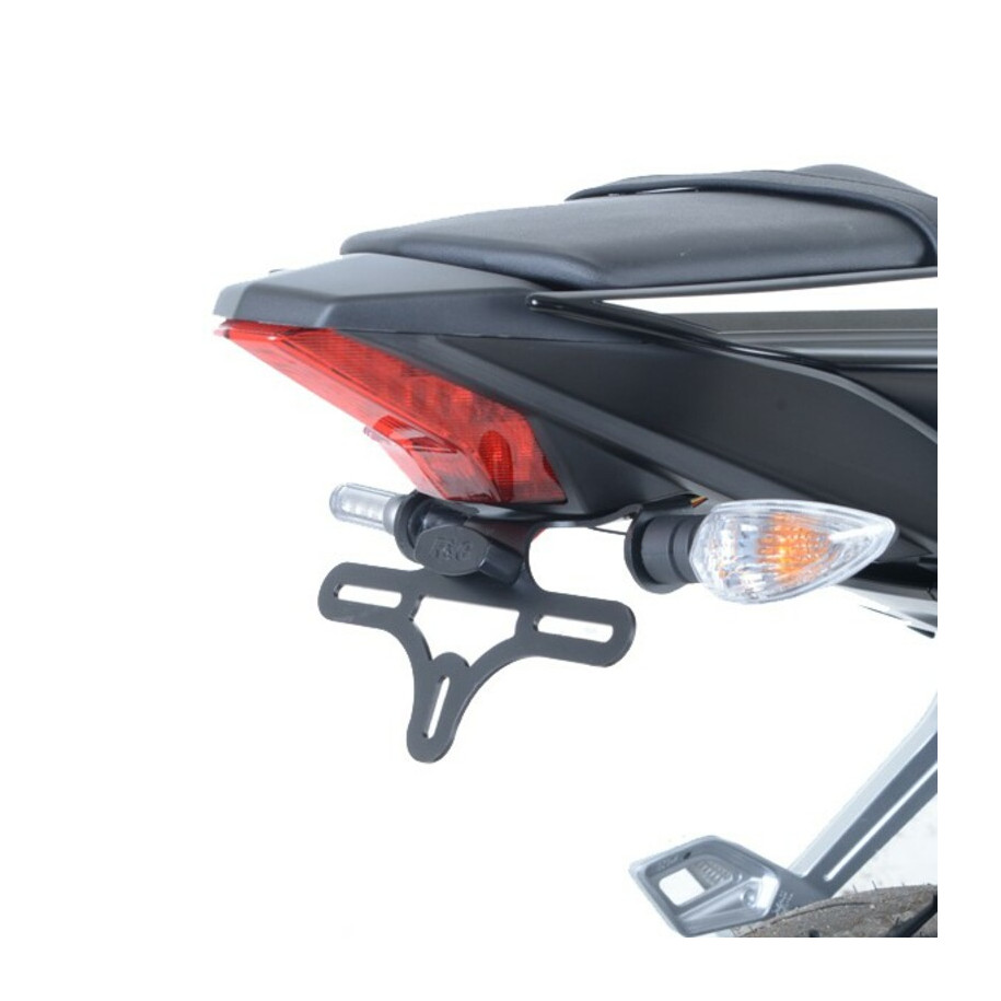Support de plaque R&G RACING noir Yamaha YZF-R125