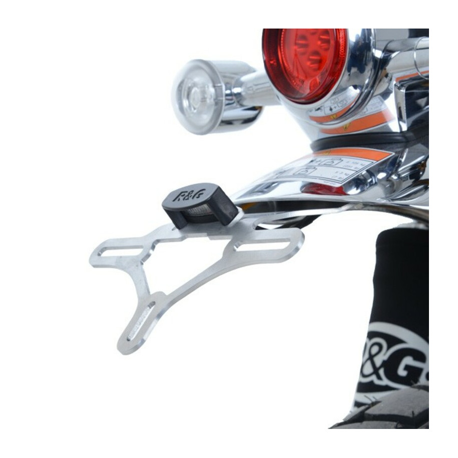 Support de plaque R&G RACING argent Honda Monkey