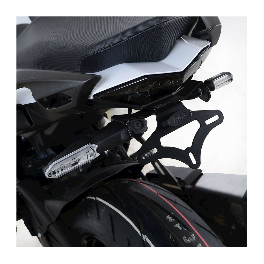 Support de plaque R&G RACING noir Kawasaki Ninja 1000SX