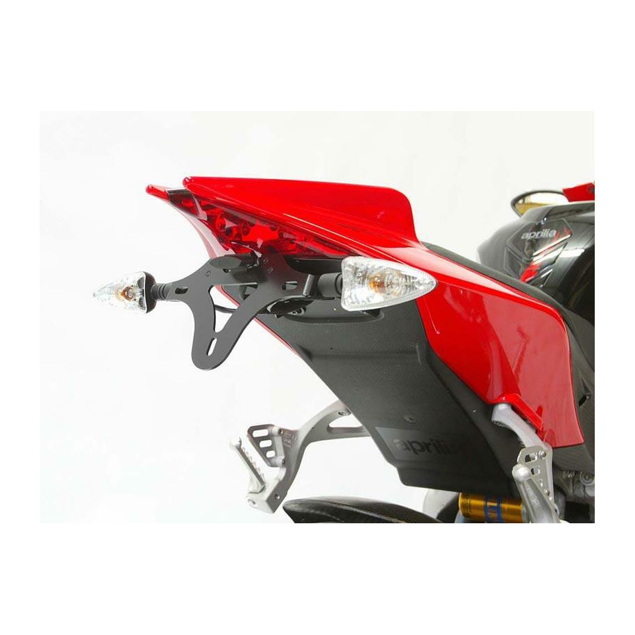 Support de plaque R&G RACING noir Aprilia