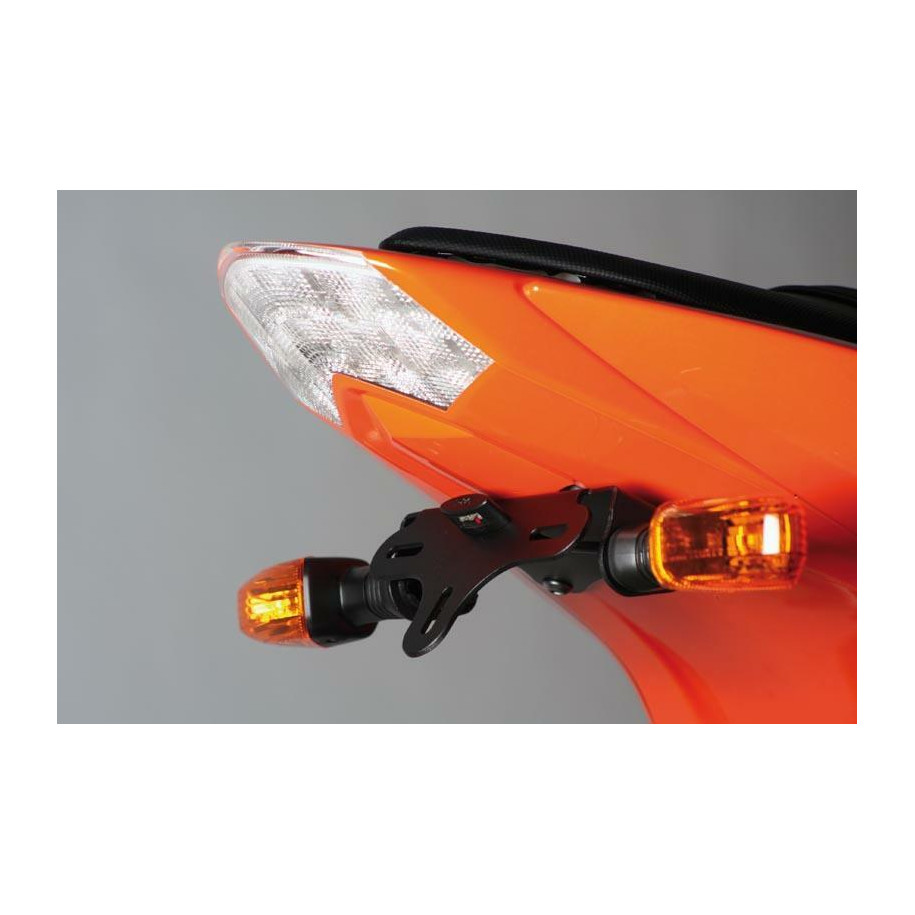 Support de plaque R&G RACING noir Kawasaki