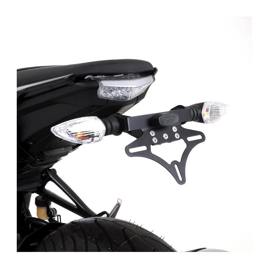 Support de plaque R&G RACING noir - Yamaha MT-125