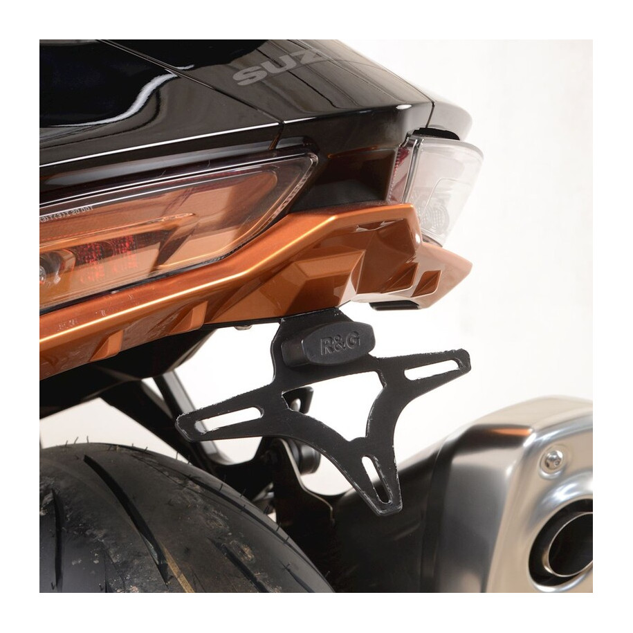 Support de plaque R&G RACING noir - Suzuki Hayabusa