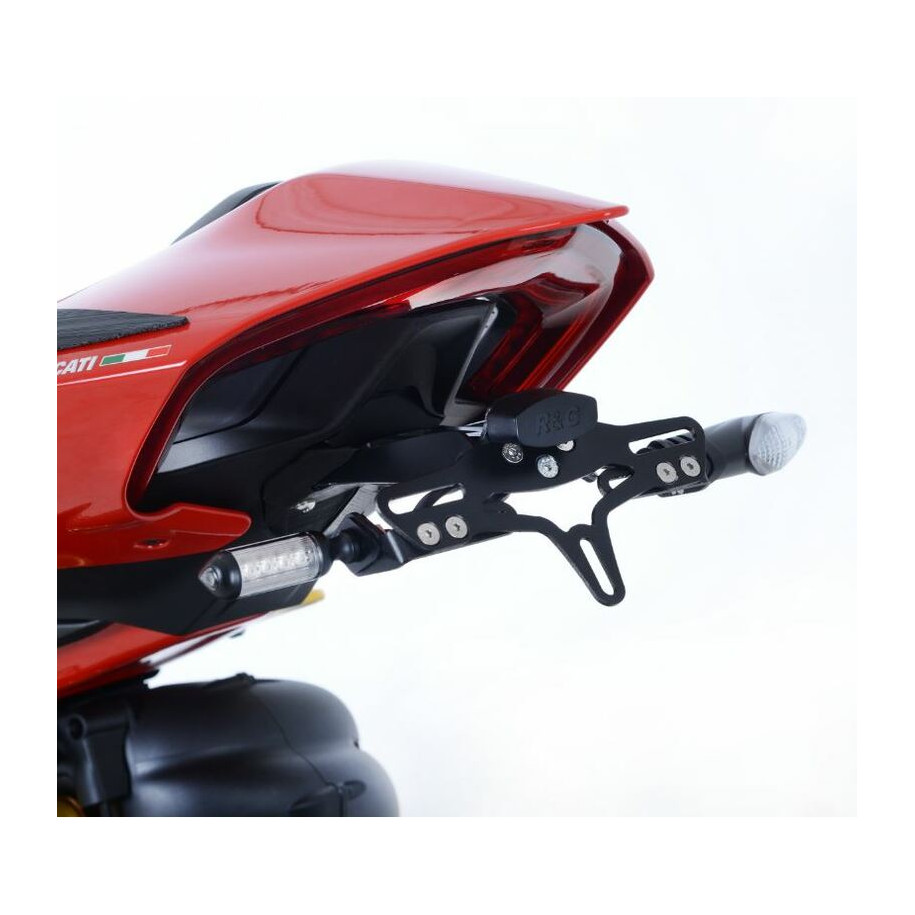 Support de plaque R&G RACING noir Ducati Panigale V4