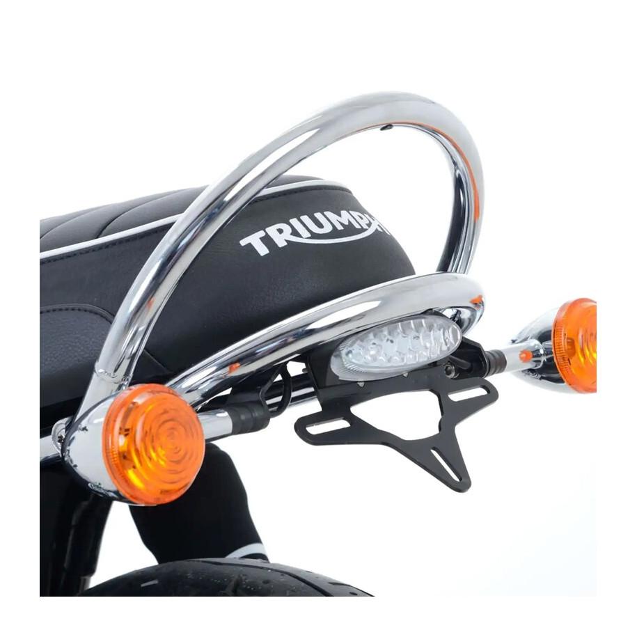 Support de plaque R&G RACING noir Triumph Bonneville 1200