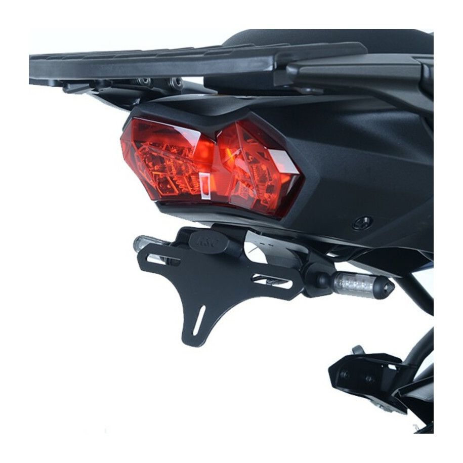Support de plaque R&G RACING noir Kawasaki Versys 1000
