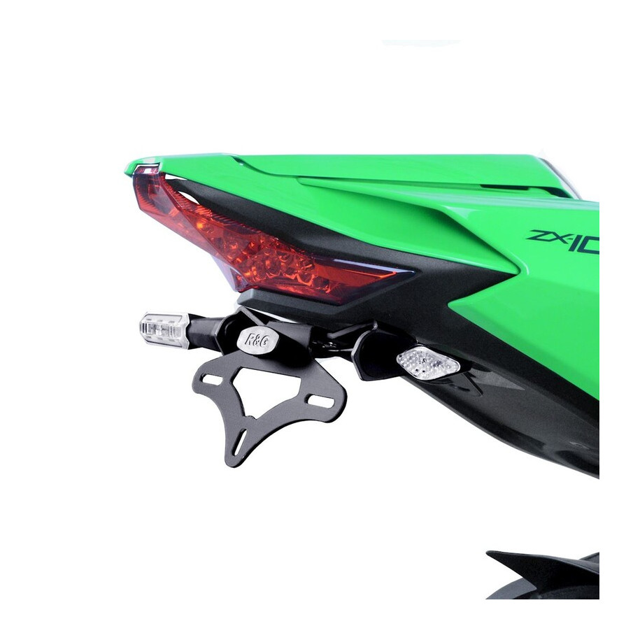 Support de plaque R&G RACING - noir Kawasaki Ninja ZX-10R/RR
