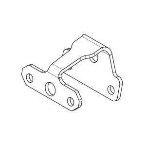 Support de montage HIGHSIDER pro XL - noir - à l'unité