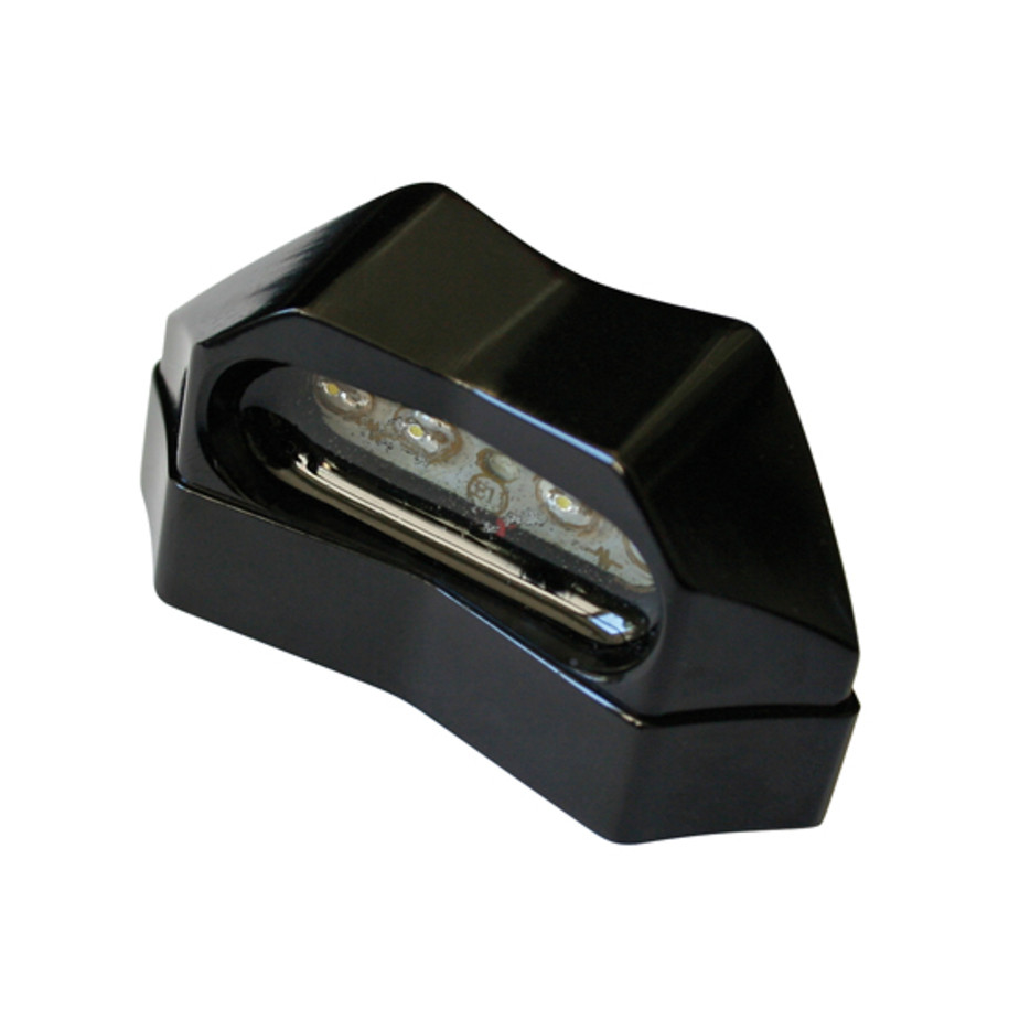 Éclairage de plaque LED HIGHSIDER smart - noir - à l'unité