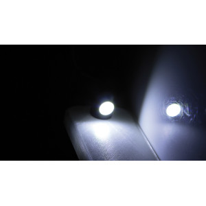 Éclairage de plaque LED HIGHSIDER smart - noir - à l'unité