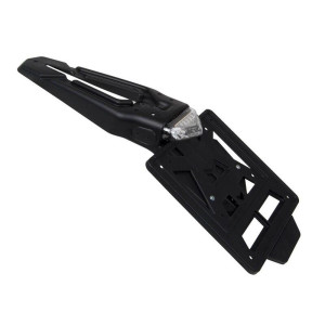 Support de plaque d'immatriculation 60° RACETECH avec lumière LED