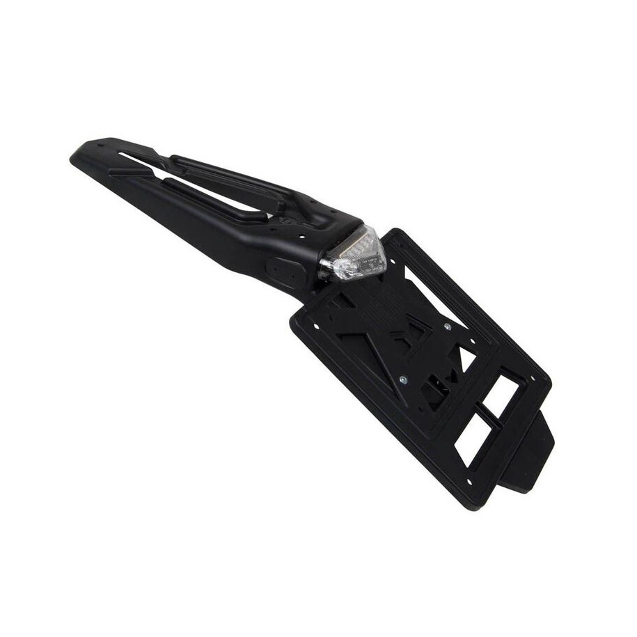 Support de plaque d'immatriculation 60° RACETECH avec lumière LED