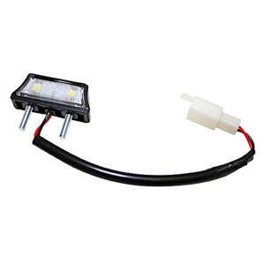 Éclairage de plaque LED HIGHSIDER smart - noir - à l'unité