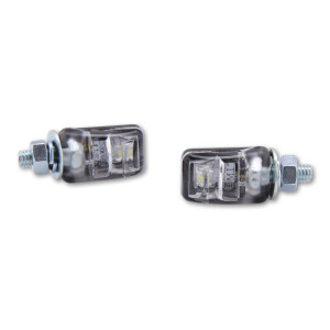 Éclairage de plaque LED HIGHSIDER smart Picco - noir - la paire