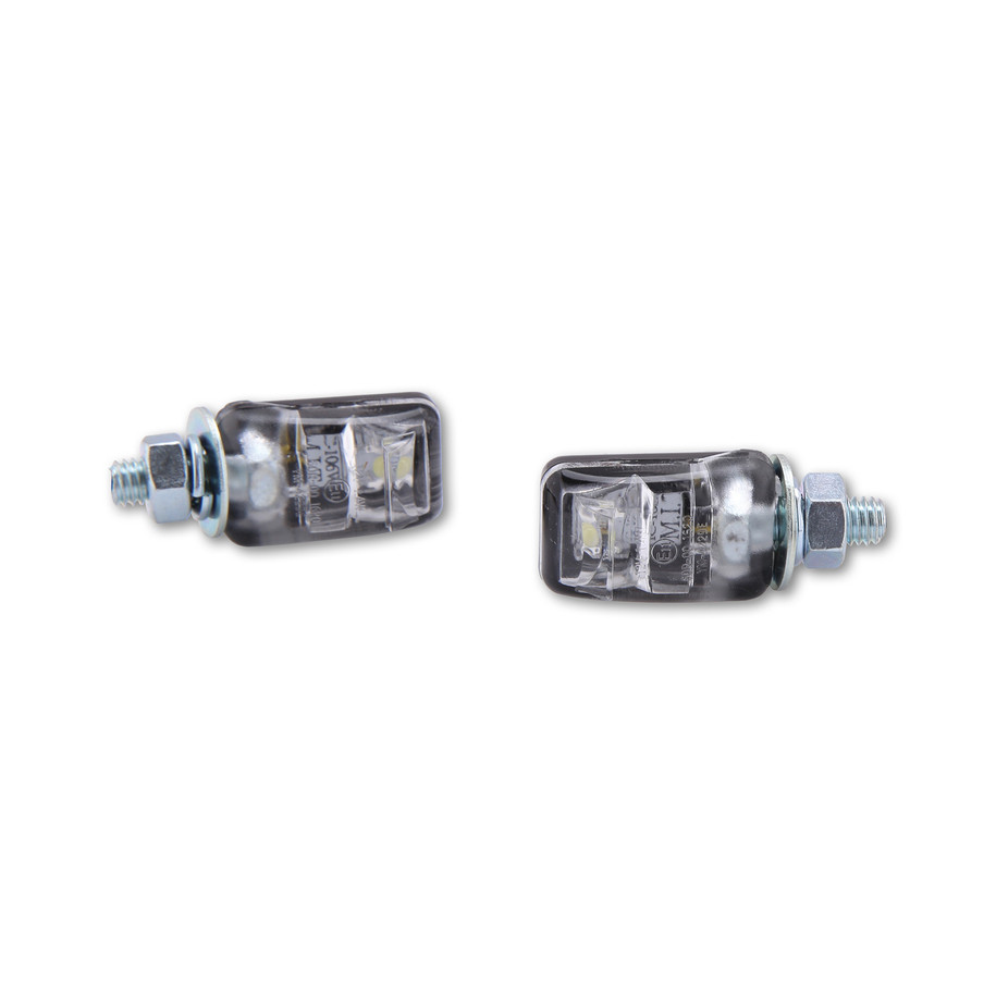 Éclairage de plaque LED HIGHSIDER smart Picco - noir - la paire
