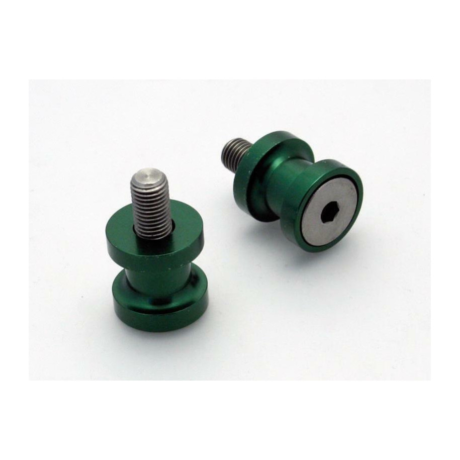 Pions de bras oscillant R&G RACING M10 aluminium vert