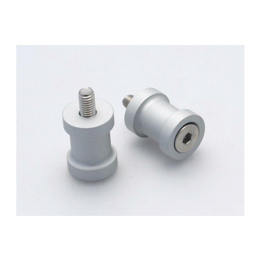Pions de bras oscillant R&G RACING M6 argent