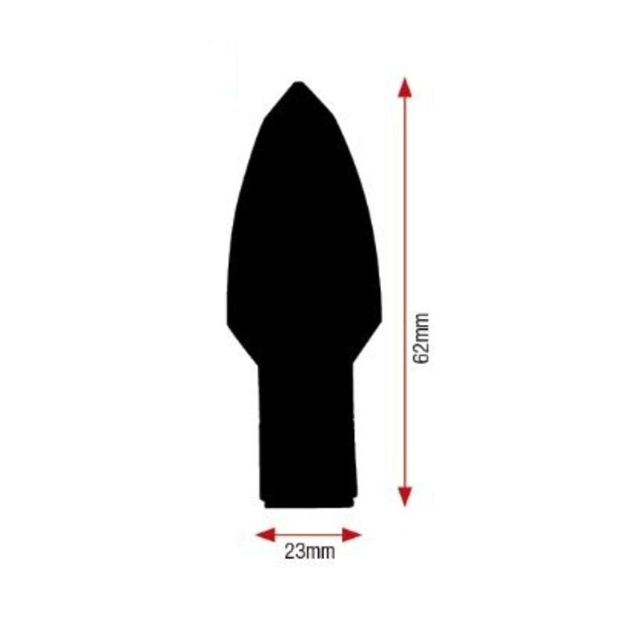 Clignotants V PARTS Spear LED noir universel